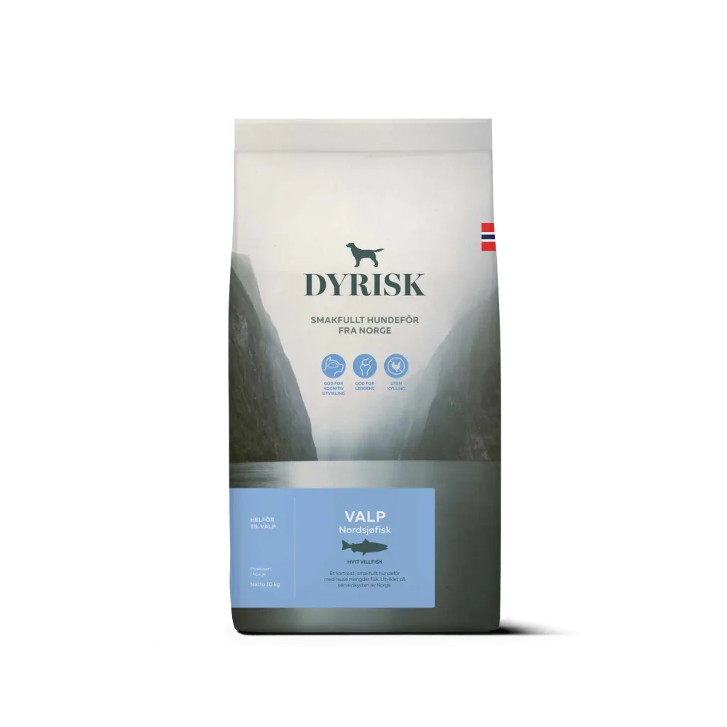 Dyrisk Nordsjøfisk Valp, 10 kg